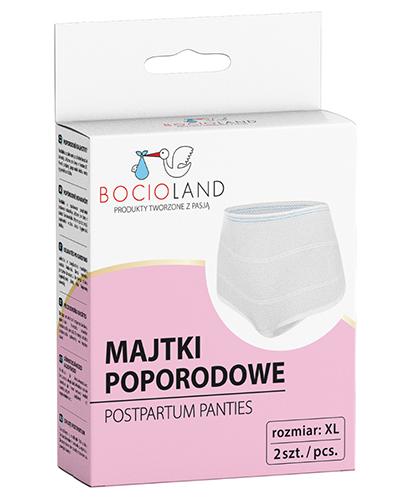 Bocioland Wielorazowe Poporodowe Majtki siateczkowe XL, 2 sztuki zdjęcie