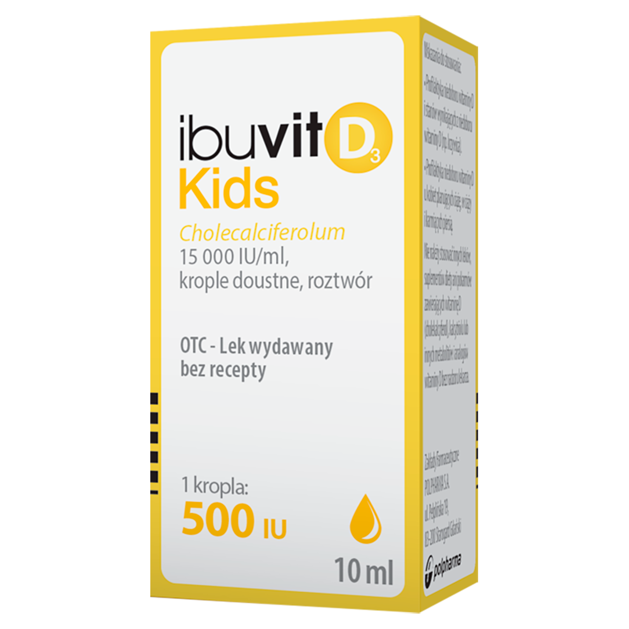 Ibuvit D3 Kids 15000 IU/ml krople doustne 10 ml zdjęcie