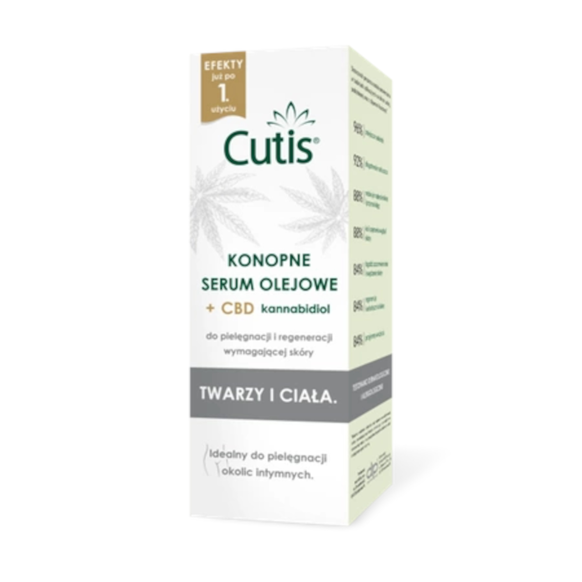Cutis Konopne serum olejowe + CBD kannabidiol, 50 ml