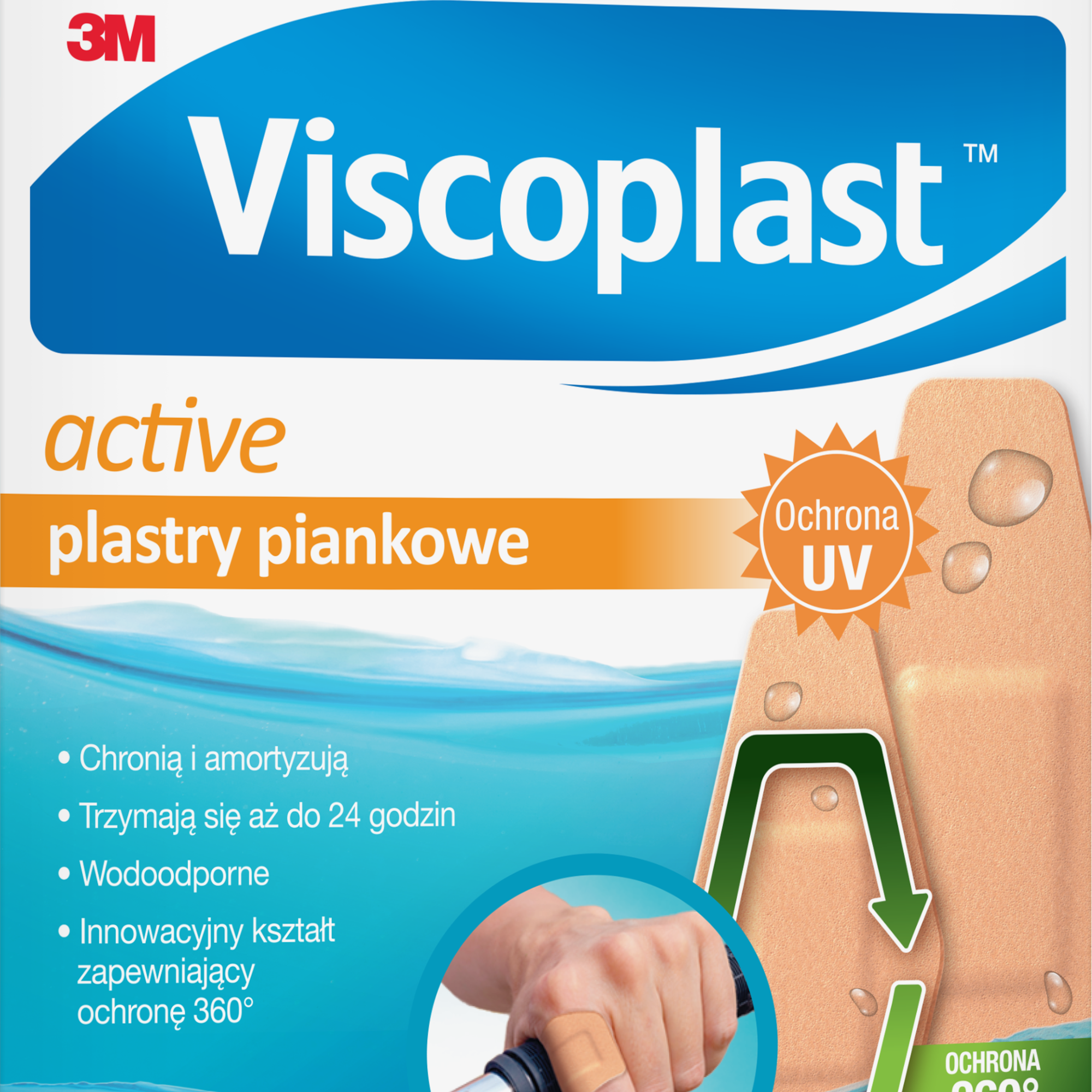 Viscoplast Active plastry piankowe 8 sztuk