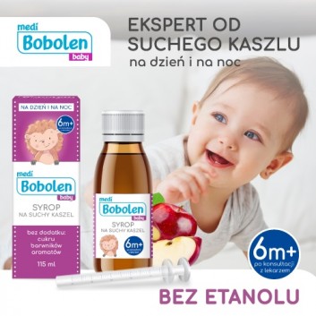 Bobolen Baby syrop na suchy kaszel 115 ml