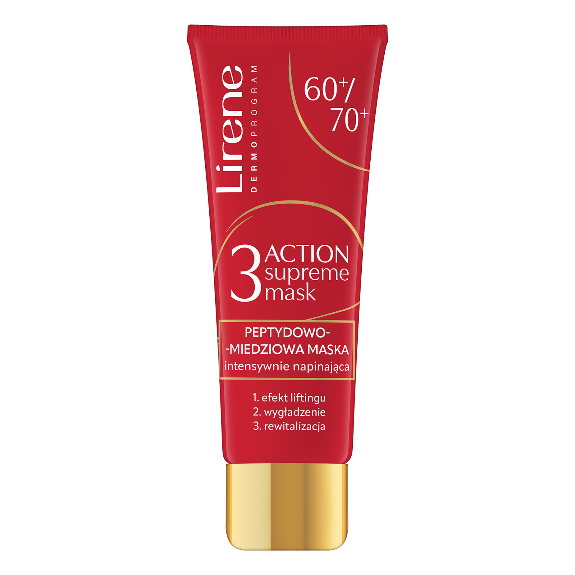 Lirene Peptydowo-miedziowa maska intensywnie napinająca 60/70+, 50 ml