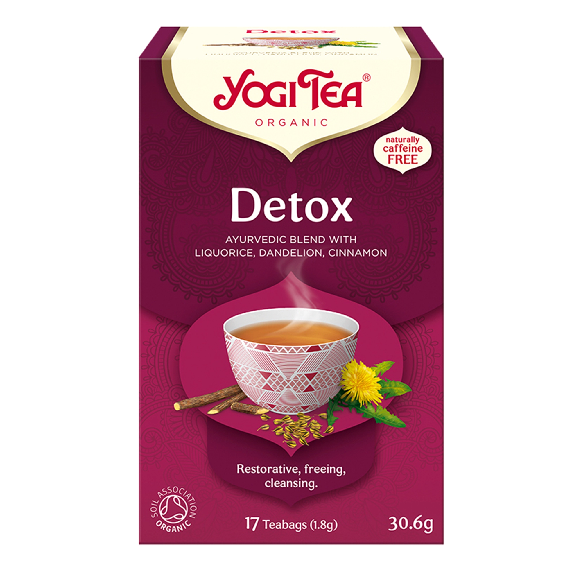 Yogi Tea Organic DETOX Detox BIO, 17 saszetek zdjęcie