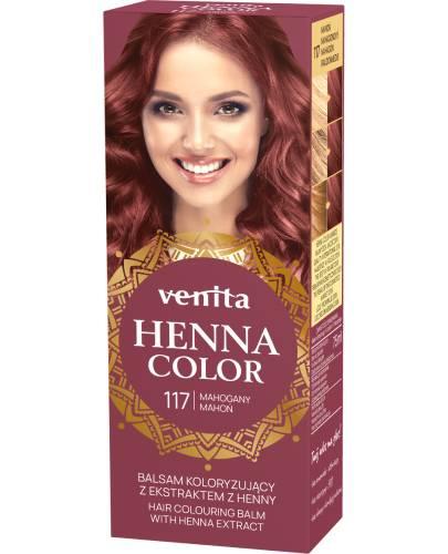 Venita Henna Color, balsam koloryzujący z ekstraktem z henny, 117 Mahoń, 75 ml zdjęcie