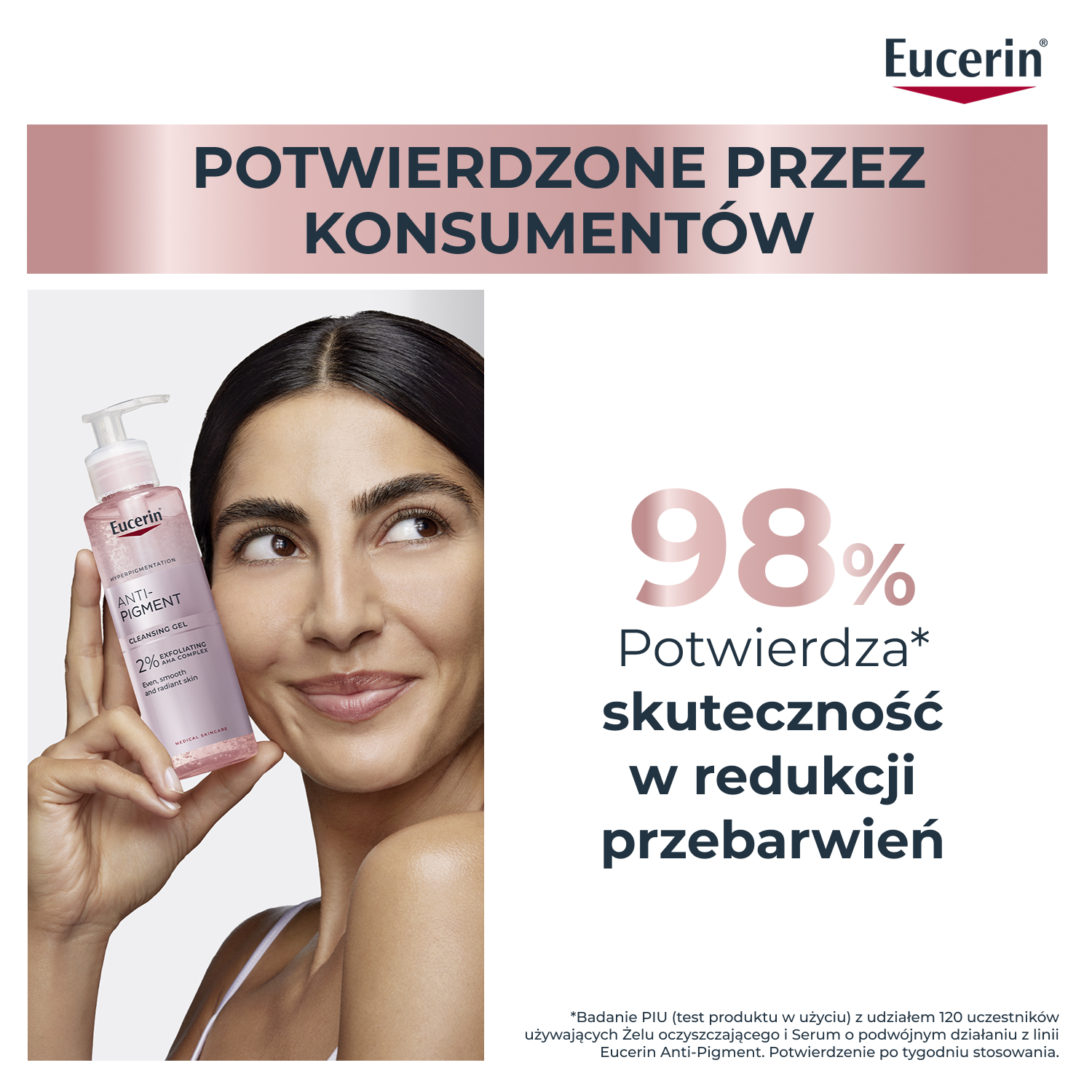 Eucerin Anti-Pigment, żel oczyszczający do twarzy, 200 ml
