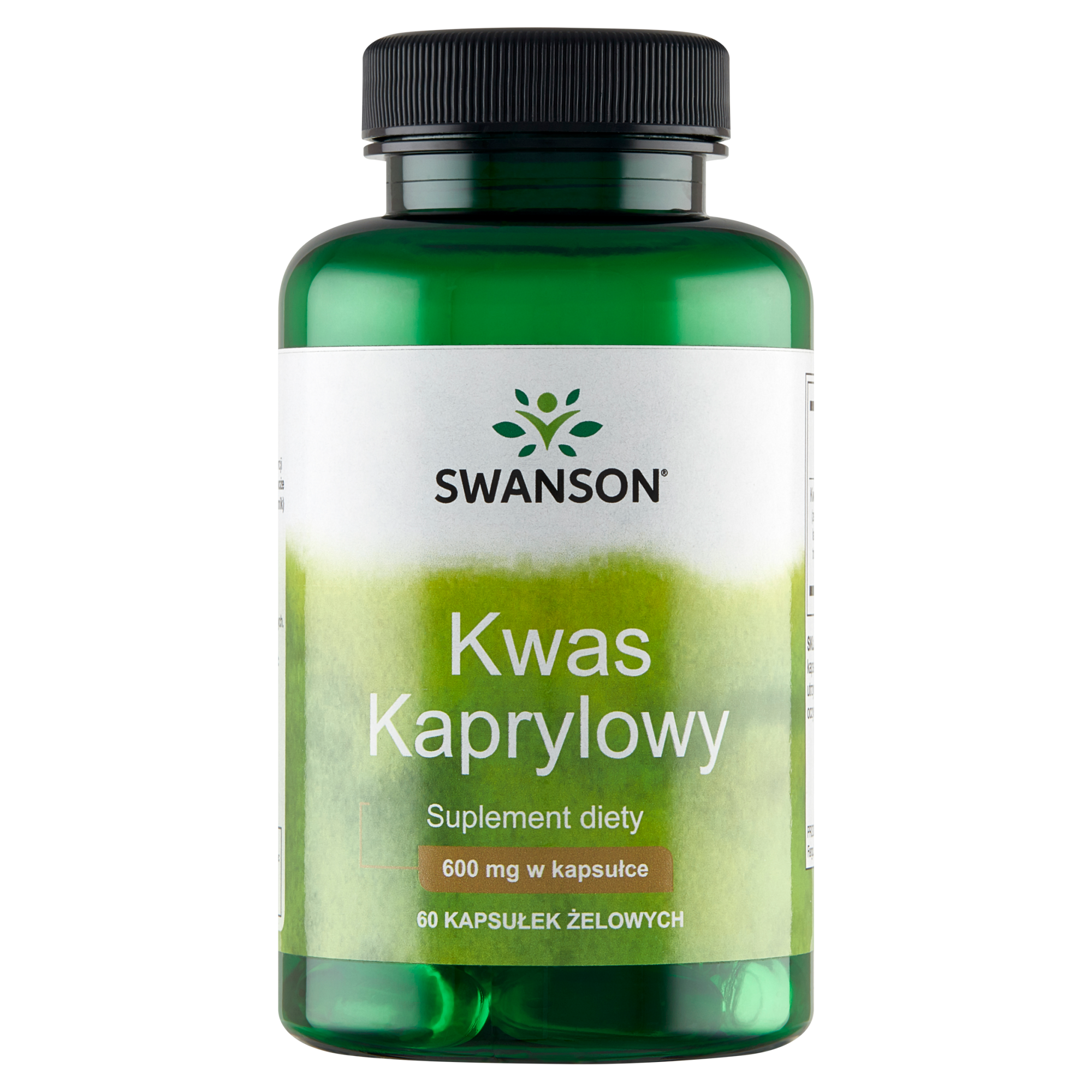Swanson Caprylic Acid (kwas kaprylowy) 600mg 60 kapsułek zdjęcie