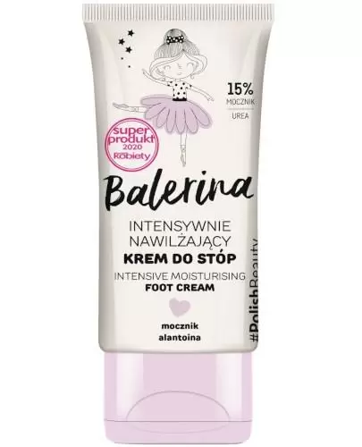 Flos-Lek Balerina, intensywnie nawilżający krem do stóp, 50 ml zdjęcie