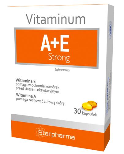 VITAMINUM A+E Strong - 30 kaps. - cena, dawkowanie  zdjęcie