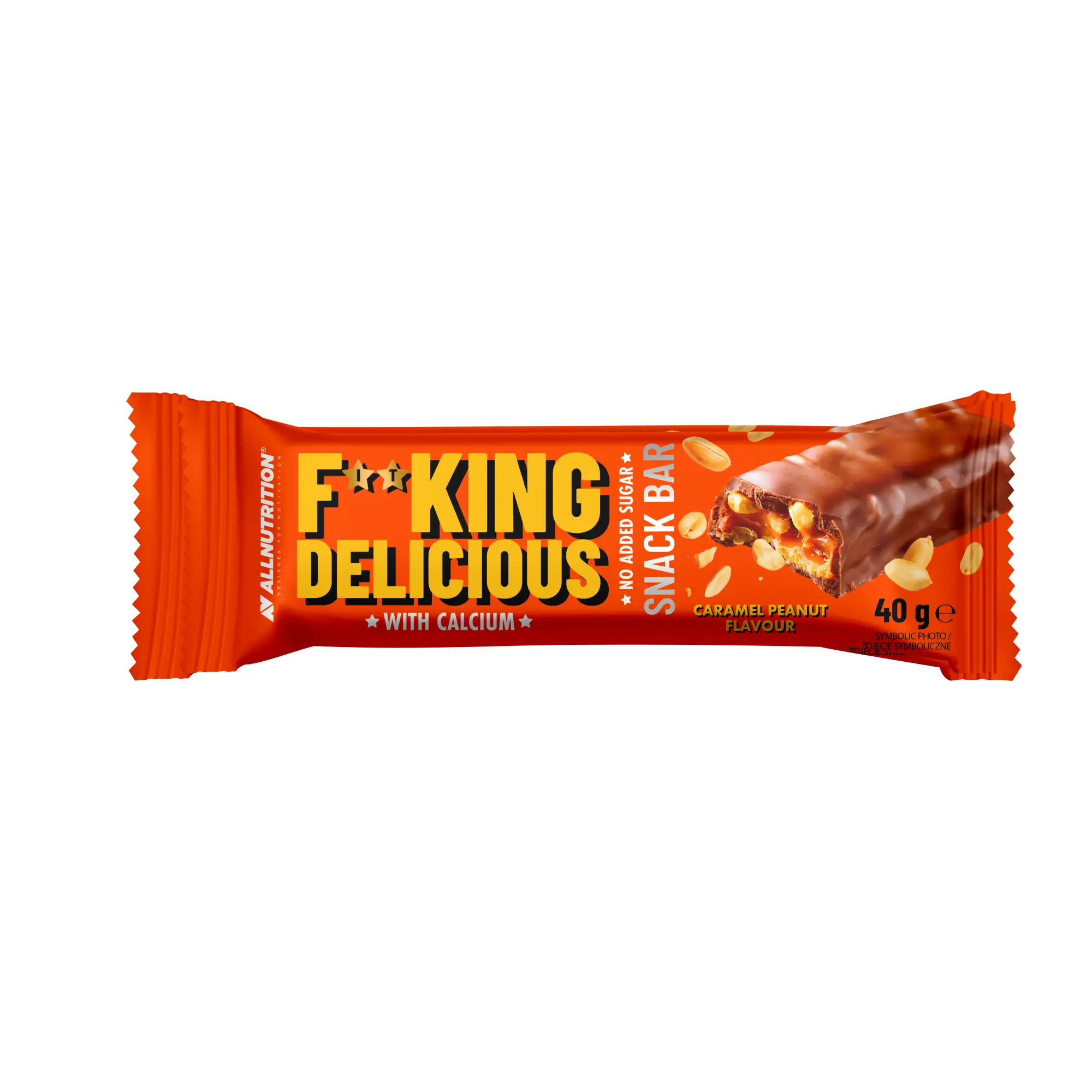 Allnutrition Fitking Delicious Snack Bar Caramel Peanut New, 40 g