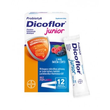 Dicoflor Junior żywe kultury bakerii 12 saszetek