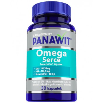 Panawit Omega Serce, 30 kapsułek