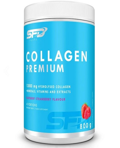 SFD, Collagen Premium, smak truskawka-malina, 800 g zdjęcie