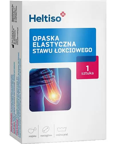 Heltiso Opaska elastyczna stawu łokciowego rozmiar S 1 sztuka zdjęcie