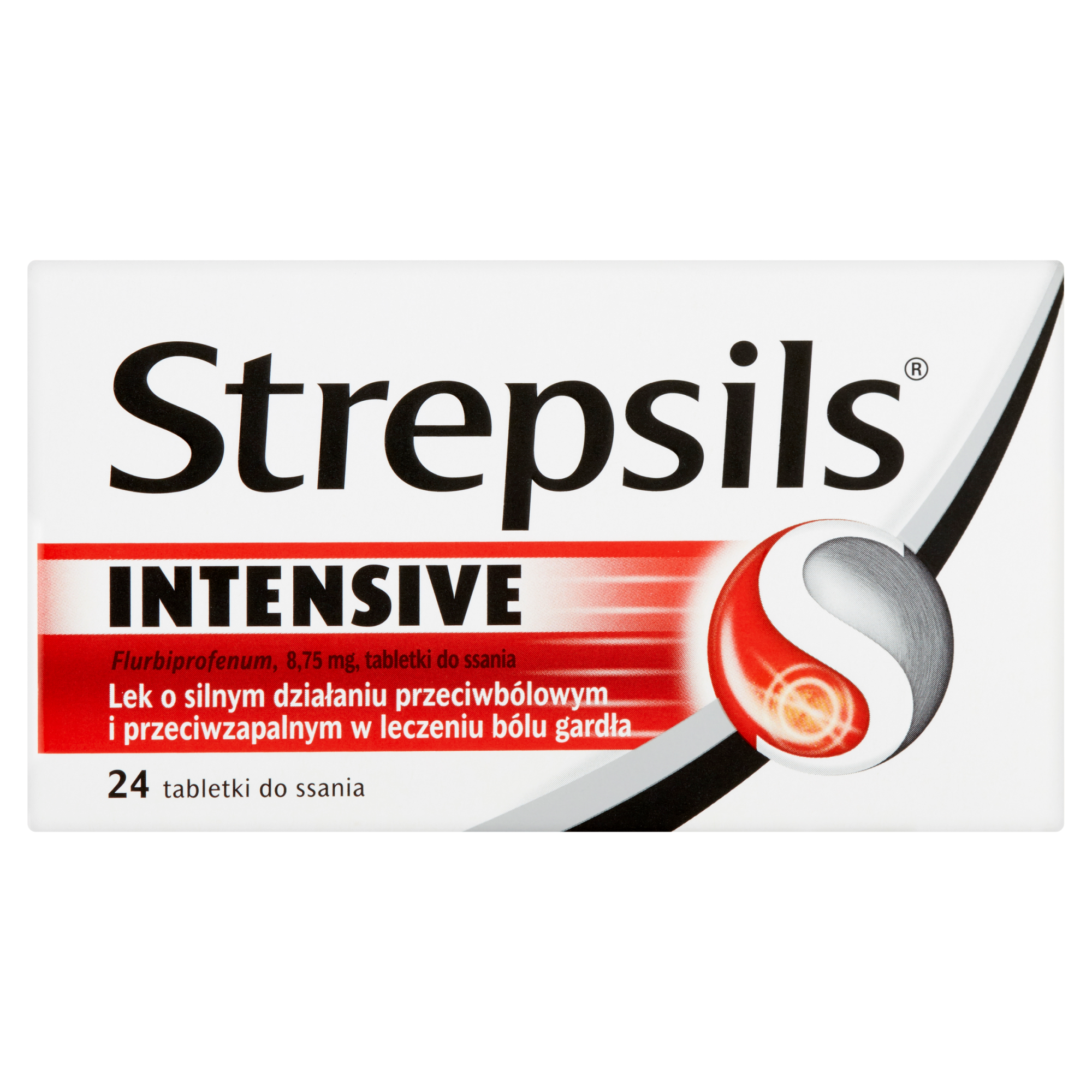 Strepsils Intensive, tabletki do ssania 24 szt, na ból gardła zdjęcie