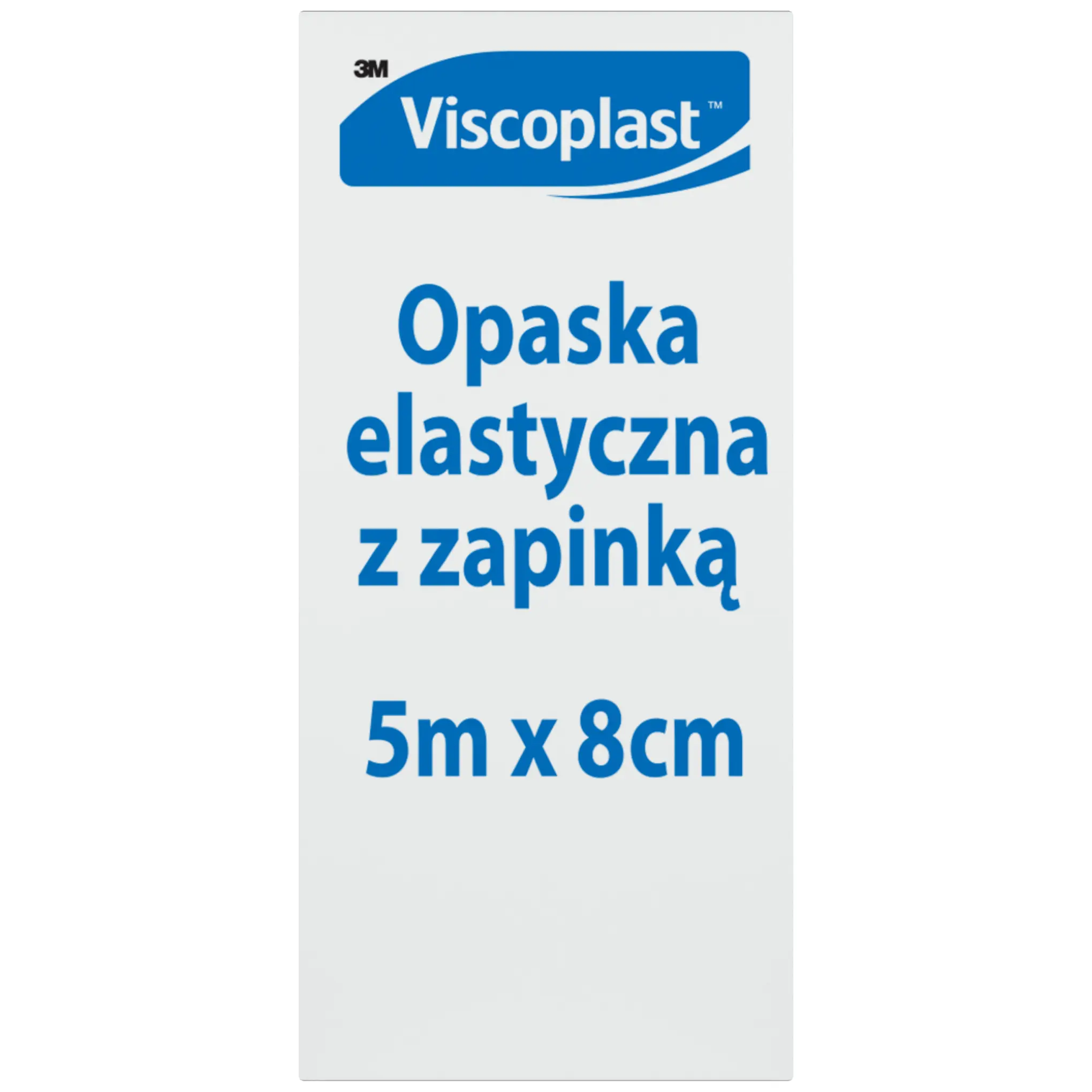 Viscoplast opaska elastyczna z zapinką 5m x 8cm 1 sztuka