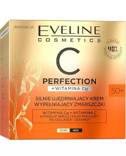 Eveline C perfection silnie ujędrniający krem wypełniający zmarszczki 50+, 50 ml zdjęcie
