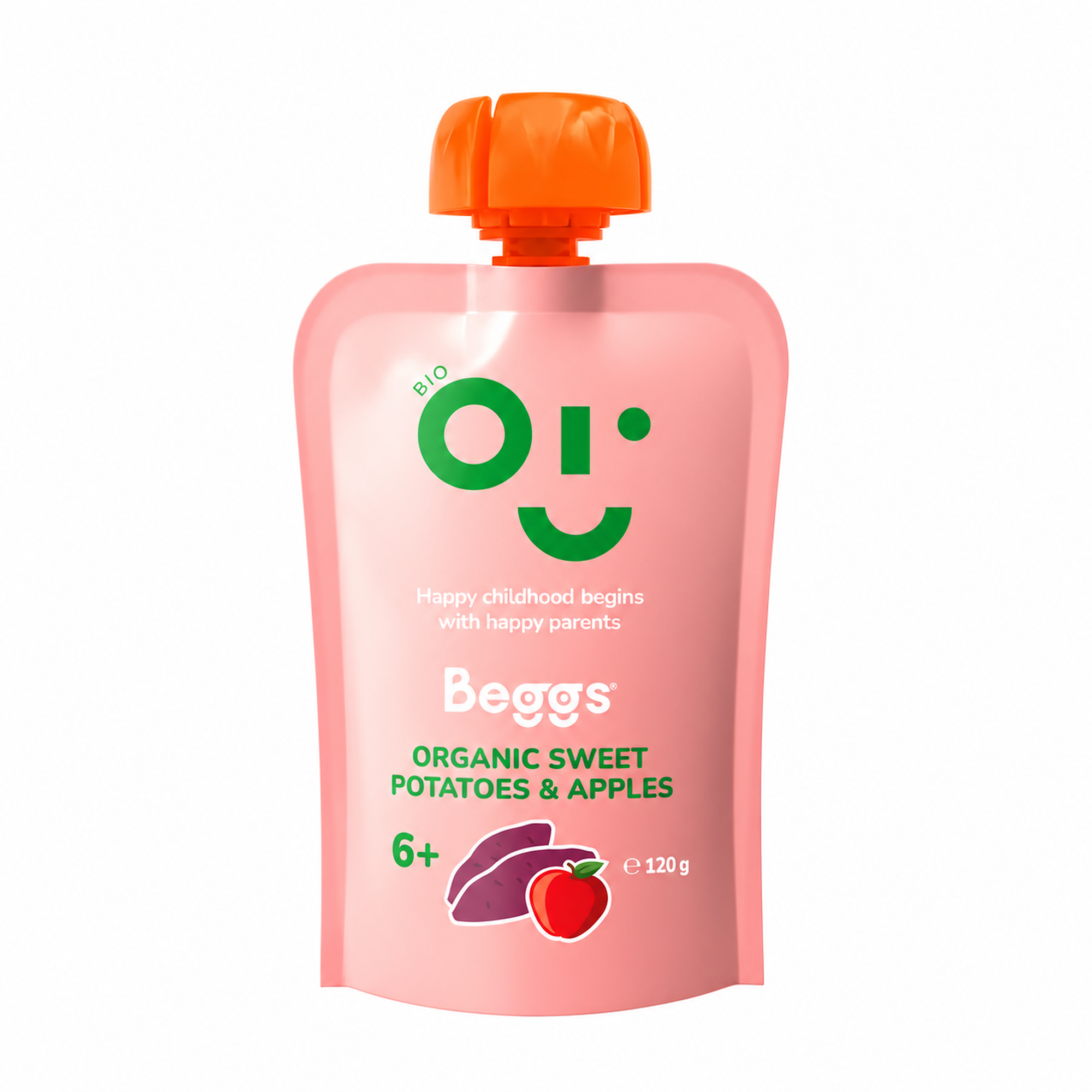 Beggs BIO Bataty i jabłka, 120 g zdjęcie