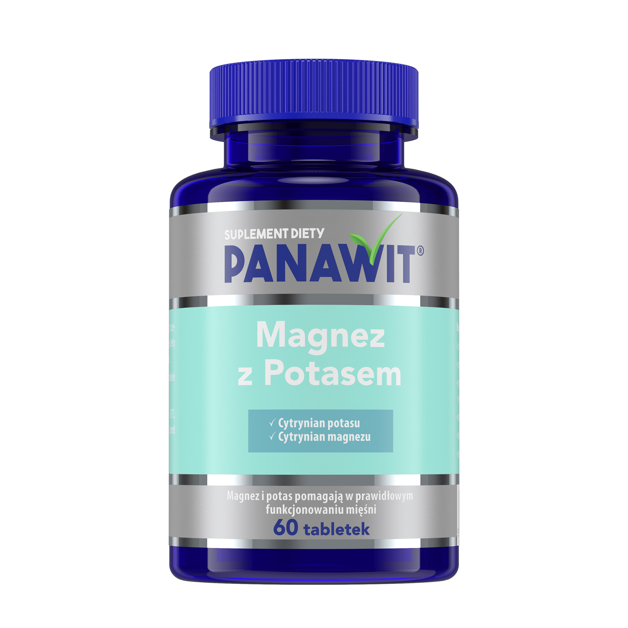 Panawit Magnez z Potasem, tabletki, 60 sztuk zdjęcie