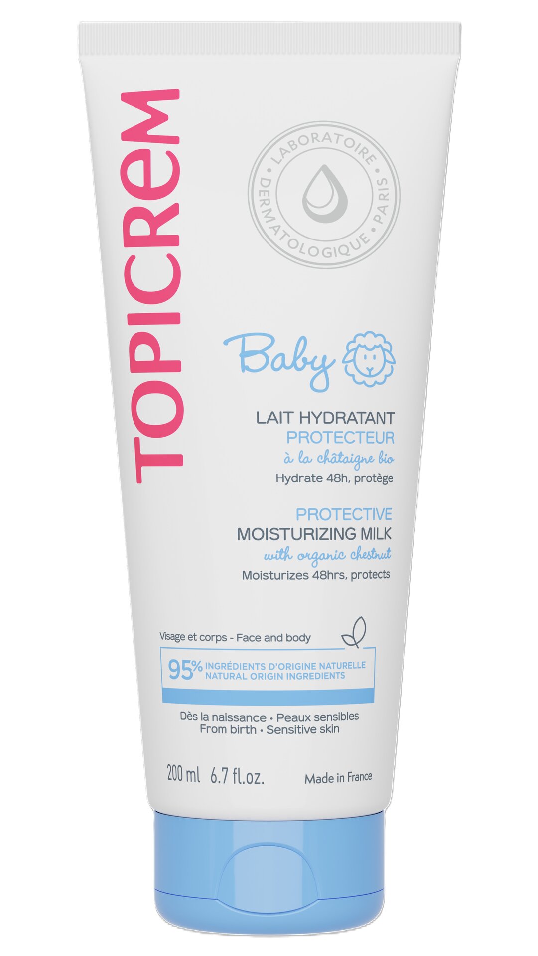 Topicrem, Baby Protective Moisturizing Milk, mleczko nawilżające i ochronne dla dzieci, 200 ml zdjęcie