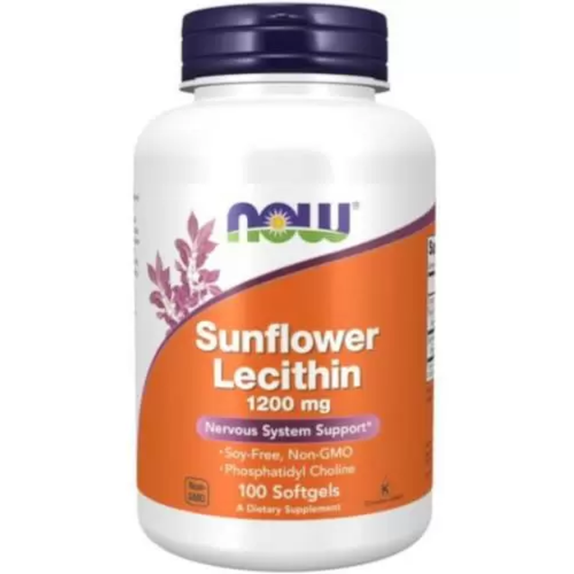 NOW Foods Sunflower Lecithin 1200 mg 100 kapsułek miękkich zdjęcie