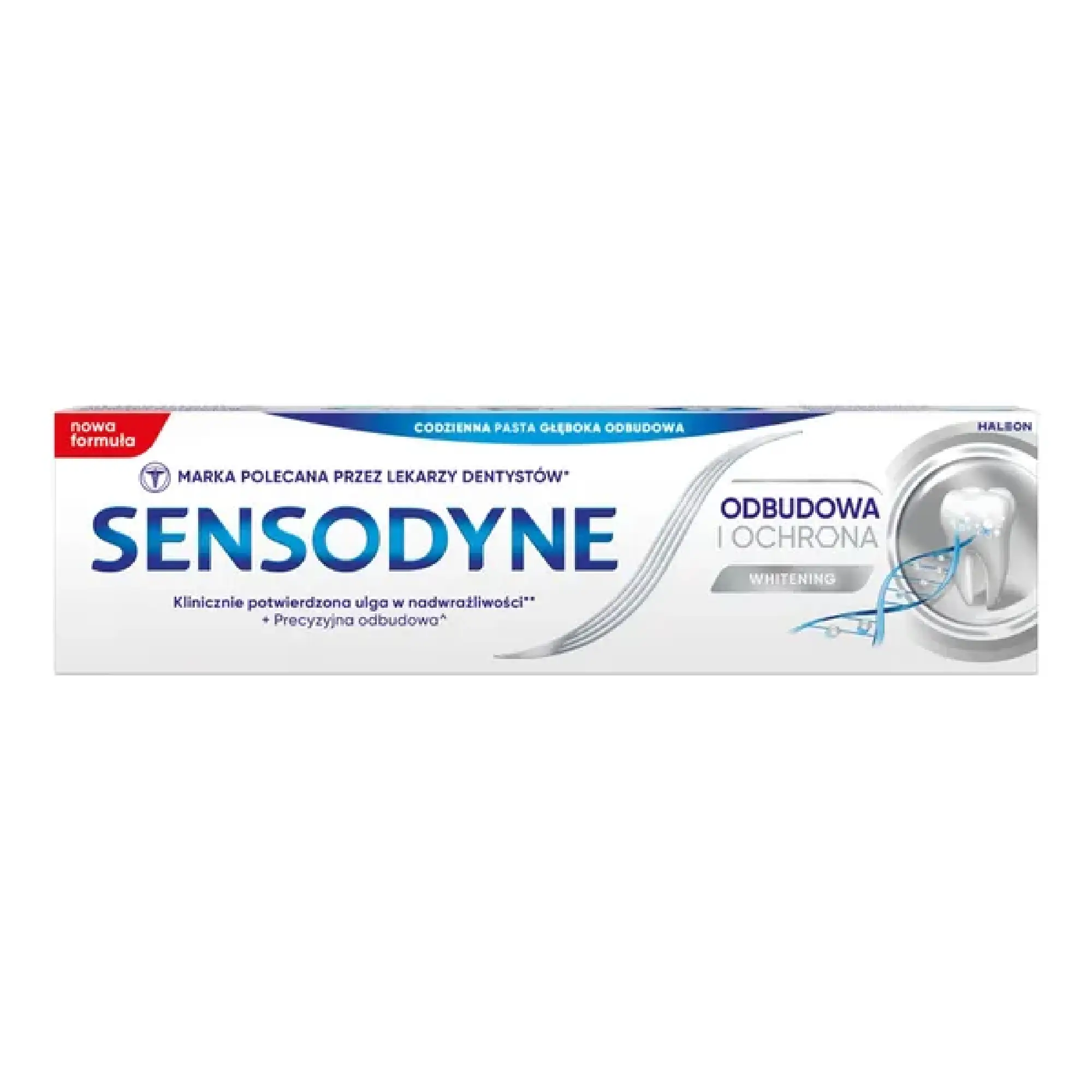 Sensodyne Odbudowa i Ochrona Whitening pasta do zębów, 75 ml zdjęcie