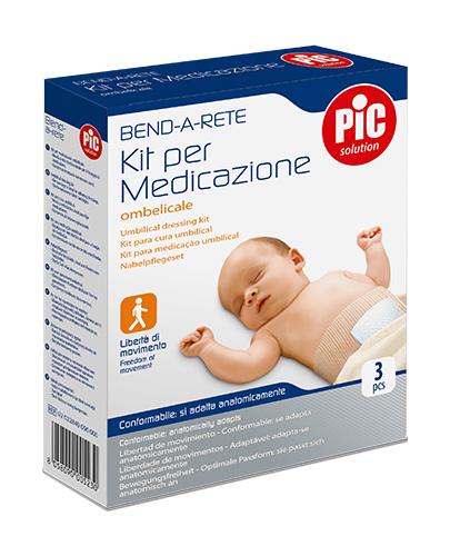 Pic Solution Benda Elastyczna Siatka opatrunkowa do pępka noworodka, 3 szt., cena, wskazania, właściwości zdjęcie