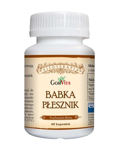 GORVITA Babka płesznik, 60 kapsułek zdjęcie