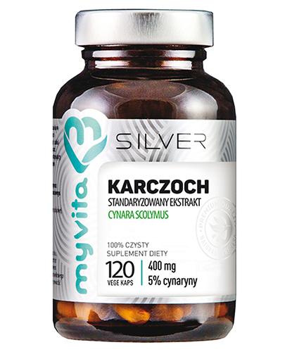 MyVita Silver Karczoch 400 mg - 120 kaps. - cena, opinie, dawkowanie zdjęcie