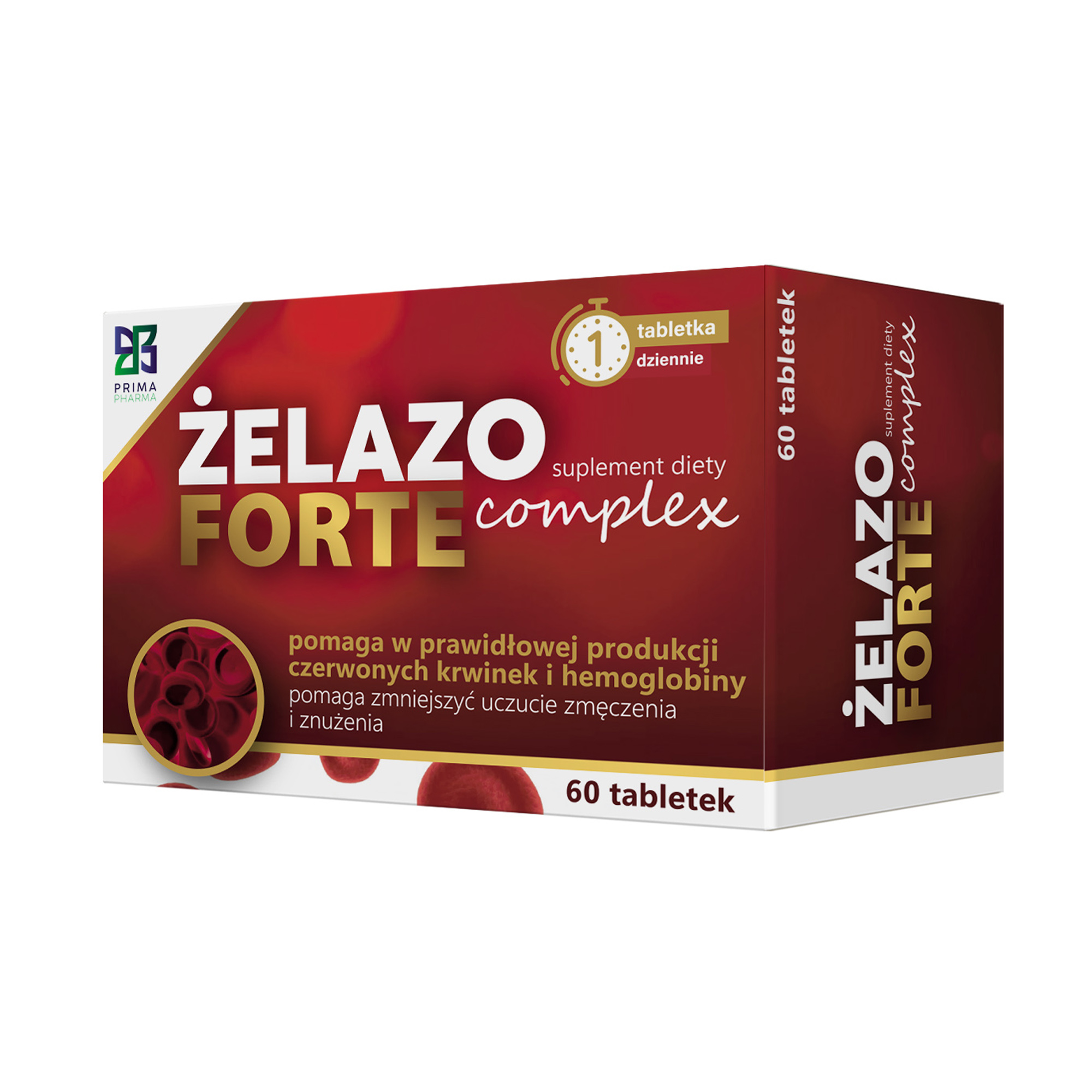 Prima Pharma Żelazo Forte Complex, tabletki, 60 sztuk zdjęcie