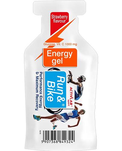 ActivLab Sport Run & Bike Energy Gel Żel energetyczny o smaku truskawki - 40 g - cena, opinie, stosowanie zdjęcie