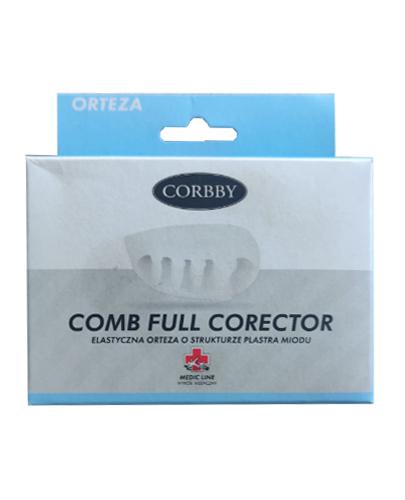 Corbby Comb Full Corector Elastyczna Orteza o strukturze plastra miodu, 1 para, cena, opinie, stosowanie  zdjęcie