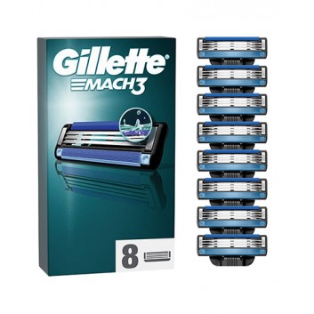 Gillette Mach3 Wkład do maszynki do golenia, 8 sztuk
