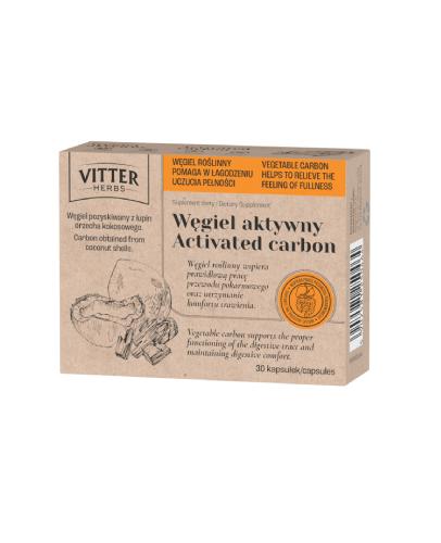 Vitter Herbs Węgiel aktywny, kapsułki, 30 sztuk zdjęcie