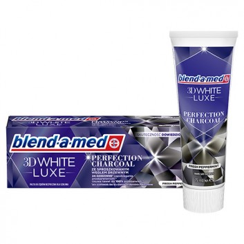 Blend-a-med Pasta 3D White Luxe Charcoal, 75 ml