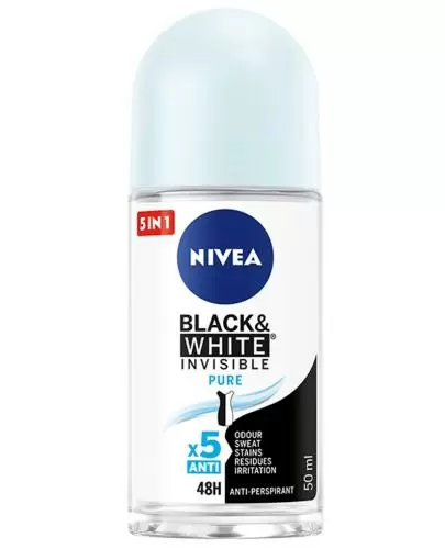 Nivea Black&White Invisible Pure antyperspirant w kulce 50 ml zdjęcie