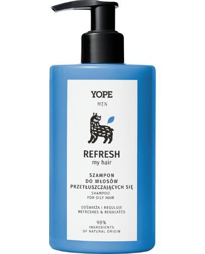 Yope Men Refresh My Hair  Szampon do włosów przetłuszczających się, 300 ml zdjęcie