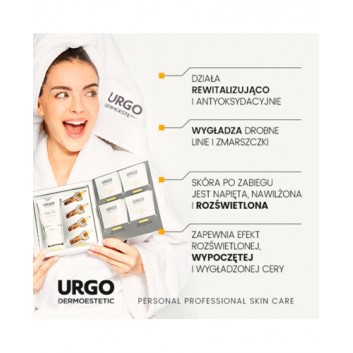 Urgo Dermoestetic C-Vitalize rewitalizująco-rozświetlający zestaw zabiegowy C-Hyal