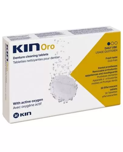 Kin Oro tabletki czyszczące do protez 30 sztuk zdjęcie