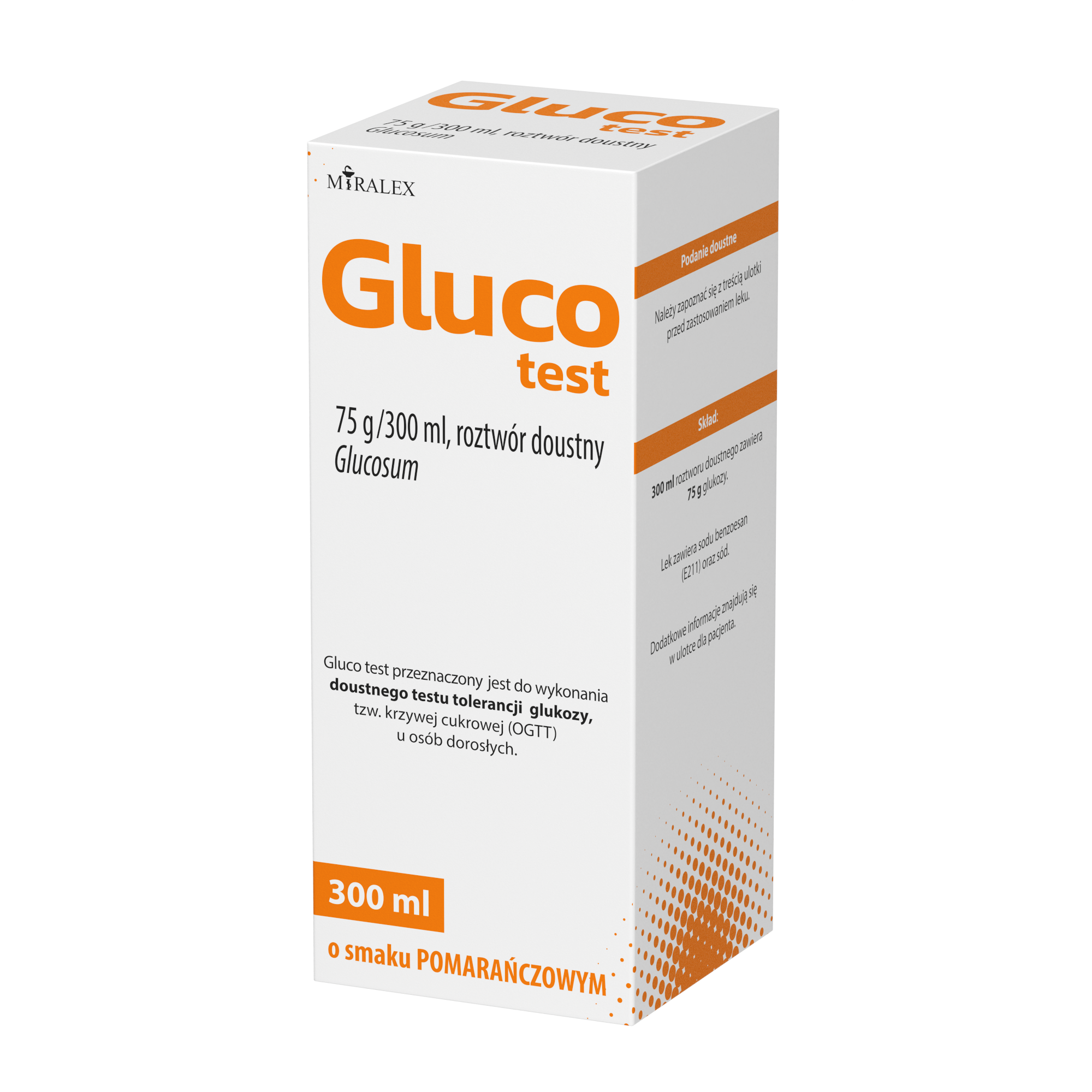 Gluco Test, 75 g/300 ml, roztwór doustny, 300 ml zdjęcie