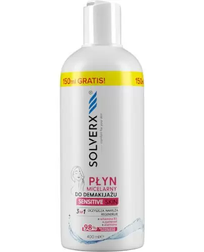 Solverx Sensitive Skin płyn micelarny do demakijażu 400 ml zdjęcie