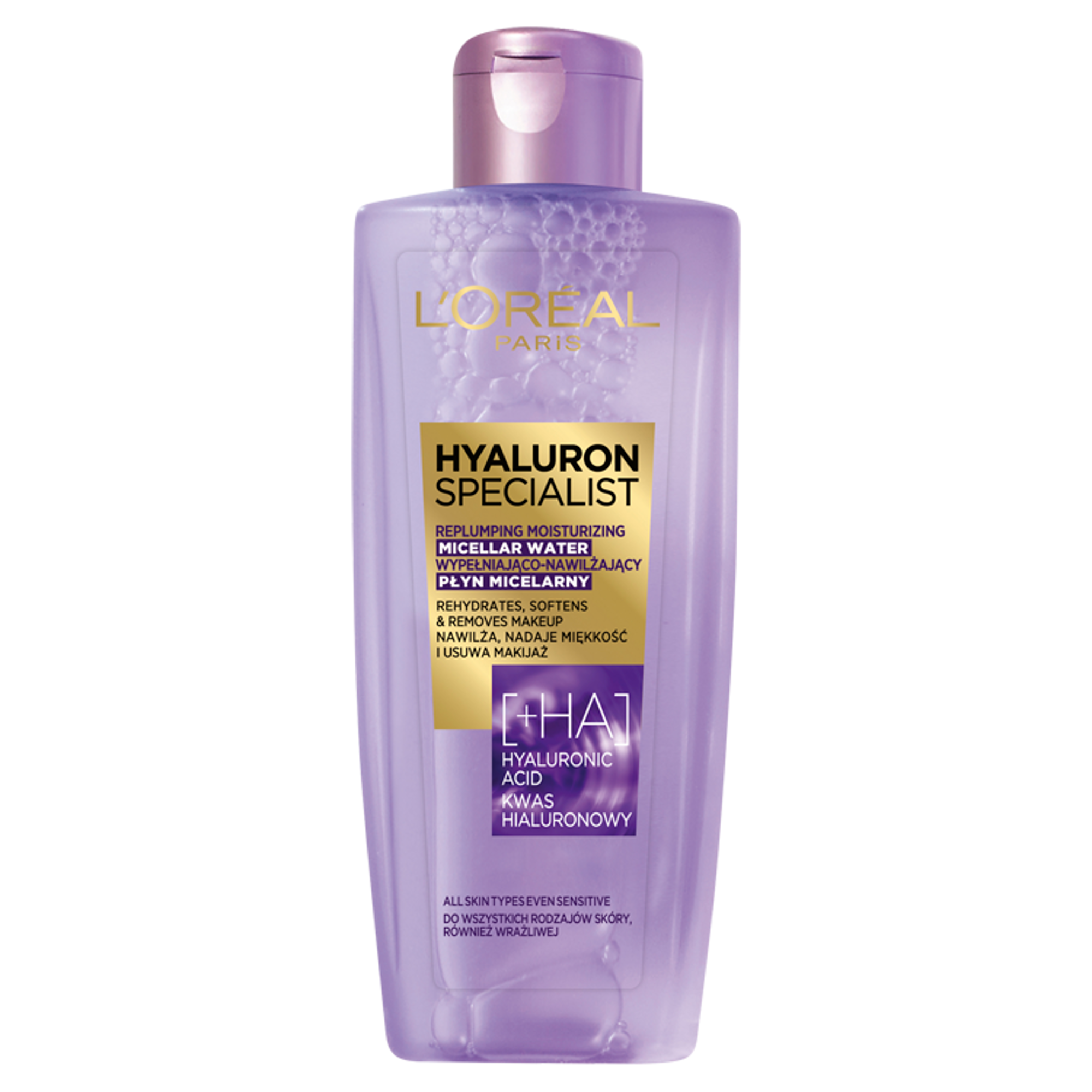 L'Oreal Hyaluron Specialist Wypełniający przez nawilżenie płyn micelarny - 200 ml - cena, opinie, właściwości zdjęcie