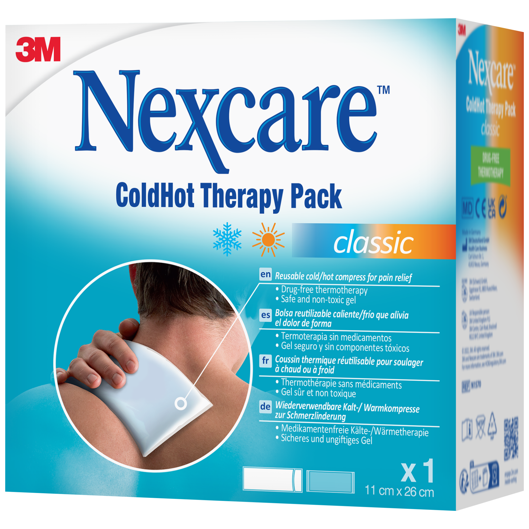 Nexcare ColdHot Therpay Pack Classic zimno-ciepły okład 11cm x 26cm 1 sztuka