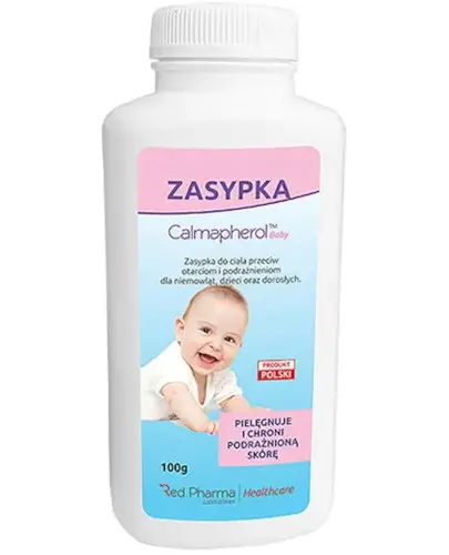 Calmapherol Baby zasypka do ciała przeciw otarciom i podrażnieniom 100 g zdjęcie