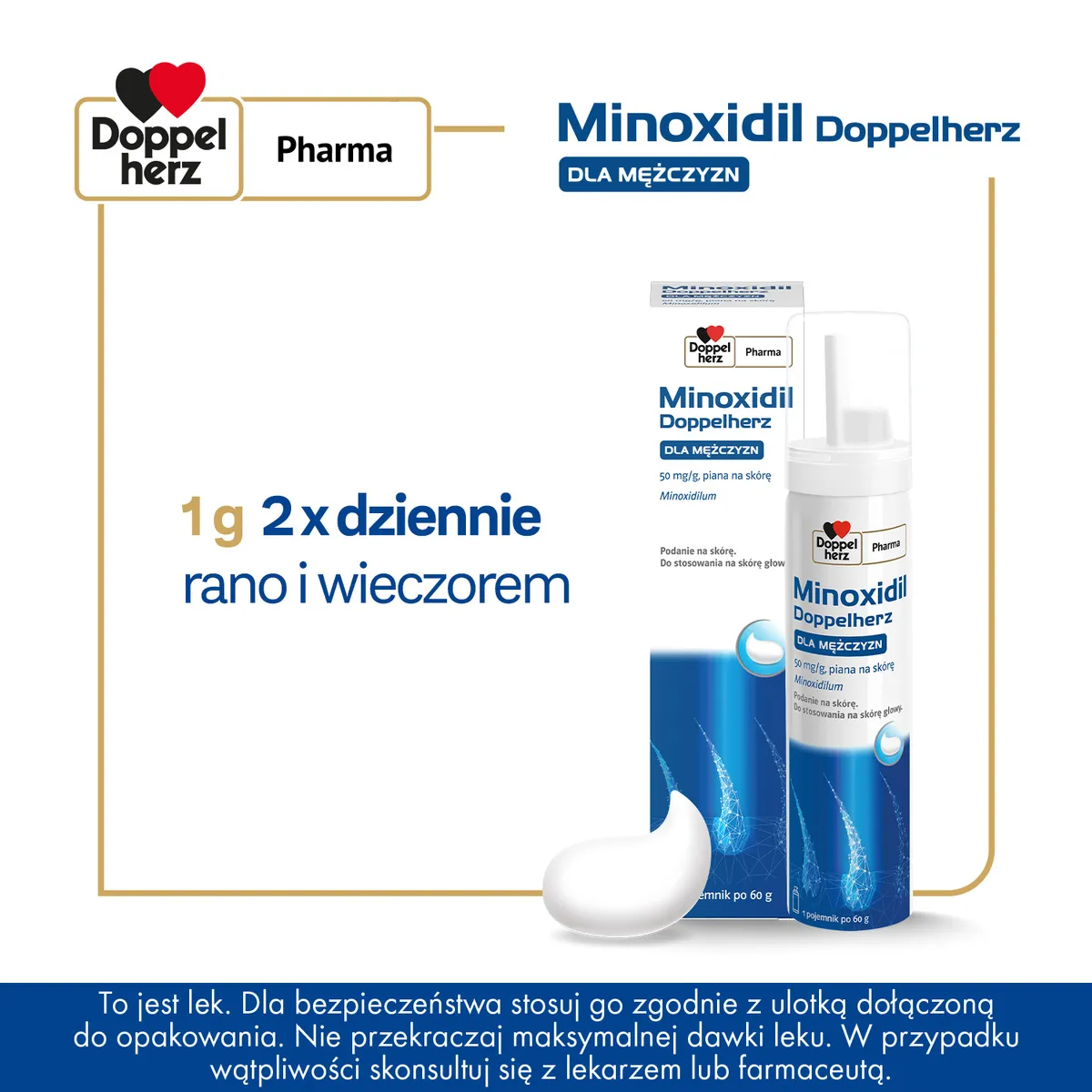 Minoxidil Doppelherz Dla Mężczyzn, 60 ml