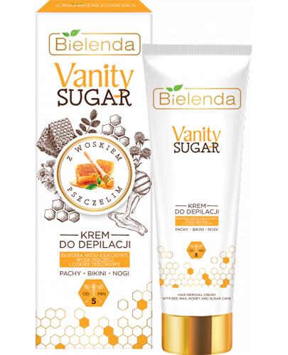 Bielenda Vanity Sugar Krem do depilacji z miodem akacjowym i woskiem pszczelim - 100 ml - cena, opinie, właściwości zdjęcie