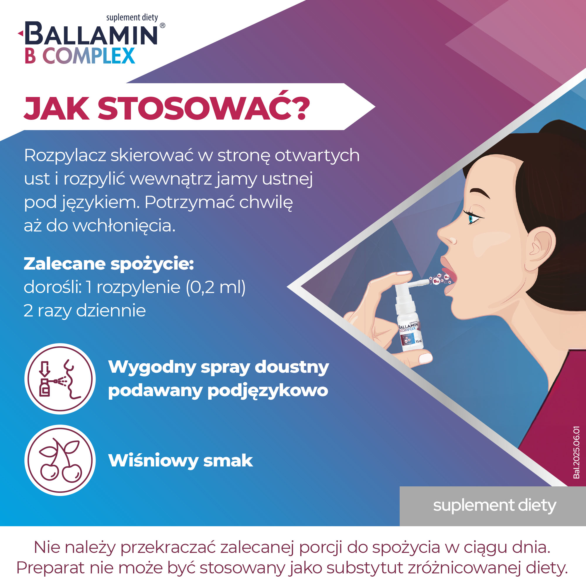 Ballamin B Complex aerozol doustny, 15 ml