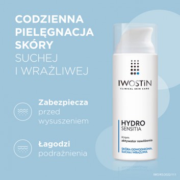 IWOSTIN HYDRO SENSITIA Krem aktywator nawilżenia - 50 ml
