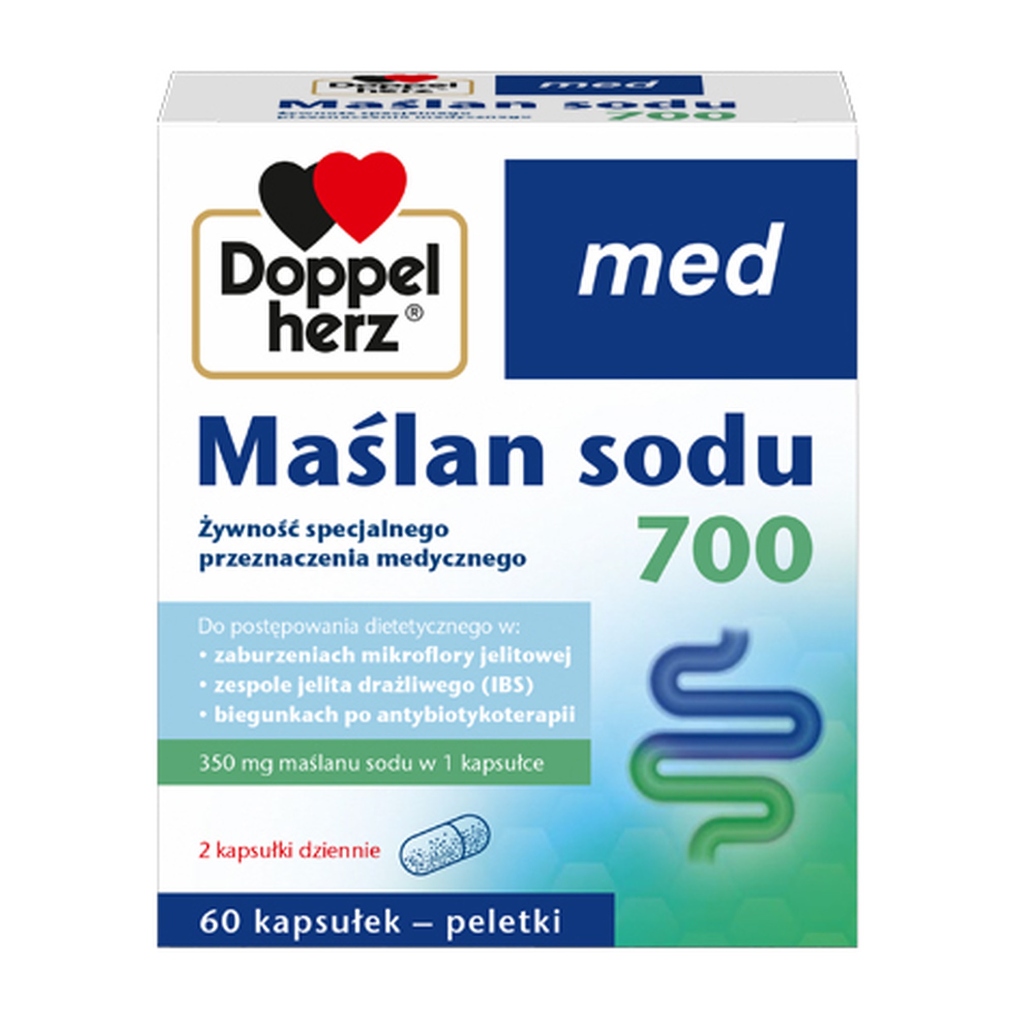Doppelherz med Maślan sodu 700, 60 kapsułek  zdjęcie