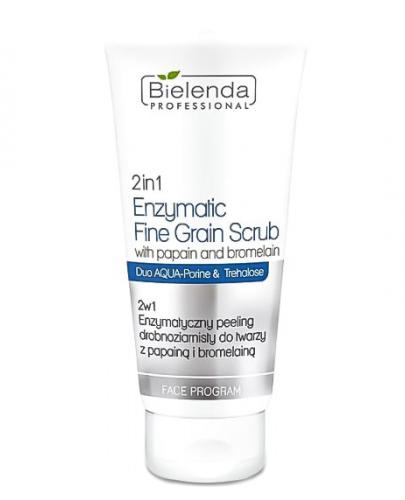 Bielenda Professional Enzymatyczny peeling drobnoziarnisty do twarzy z papainą i bromelainą 2w1, 150 g zdjęcie