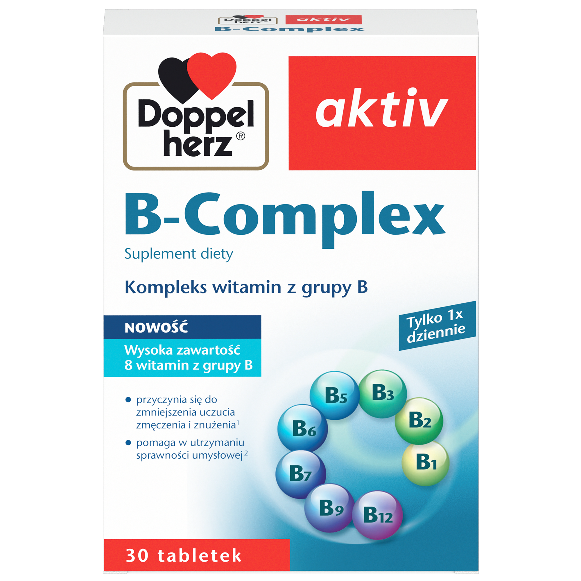 Doppelherz aktiv B-Complex, 30 tabletek zdjęcie